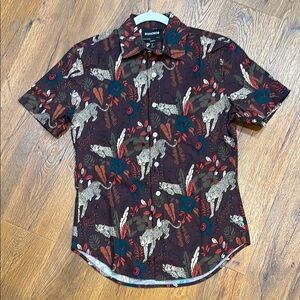 Bonobos Riviera Button Down Shirt with fun print
